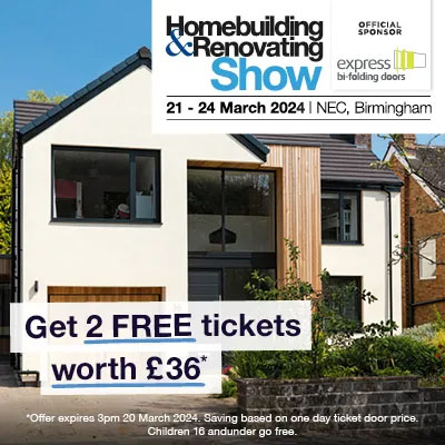 Get 2 free tickets for the Home Building and renovation show 2024